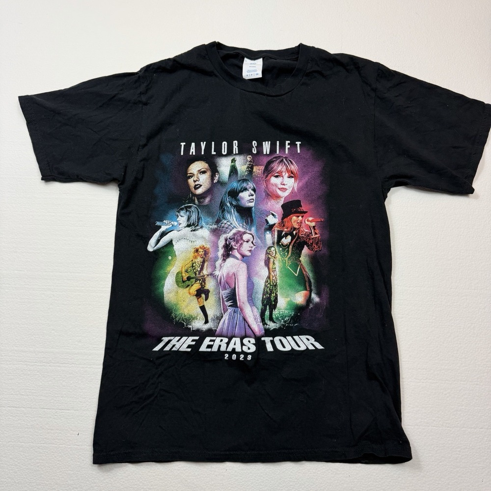 Taylor Swift the Eras Tour 2023 Graphic Concert T-Shirt Double Sided Size S